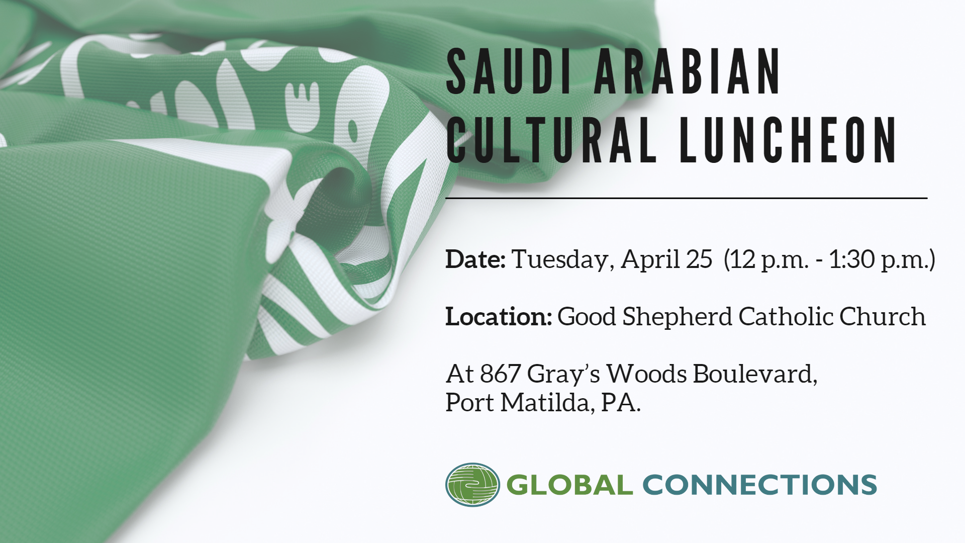 Saudi Arabian Cultural Luncheon Design 2 priceless